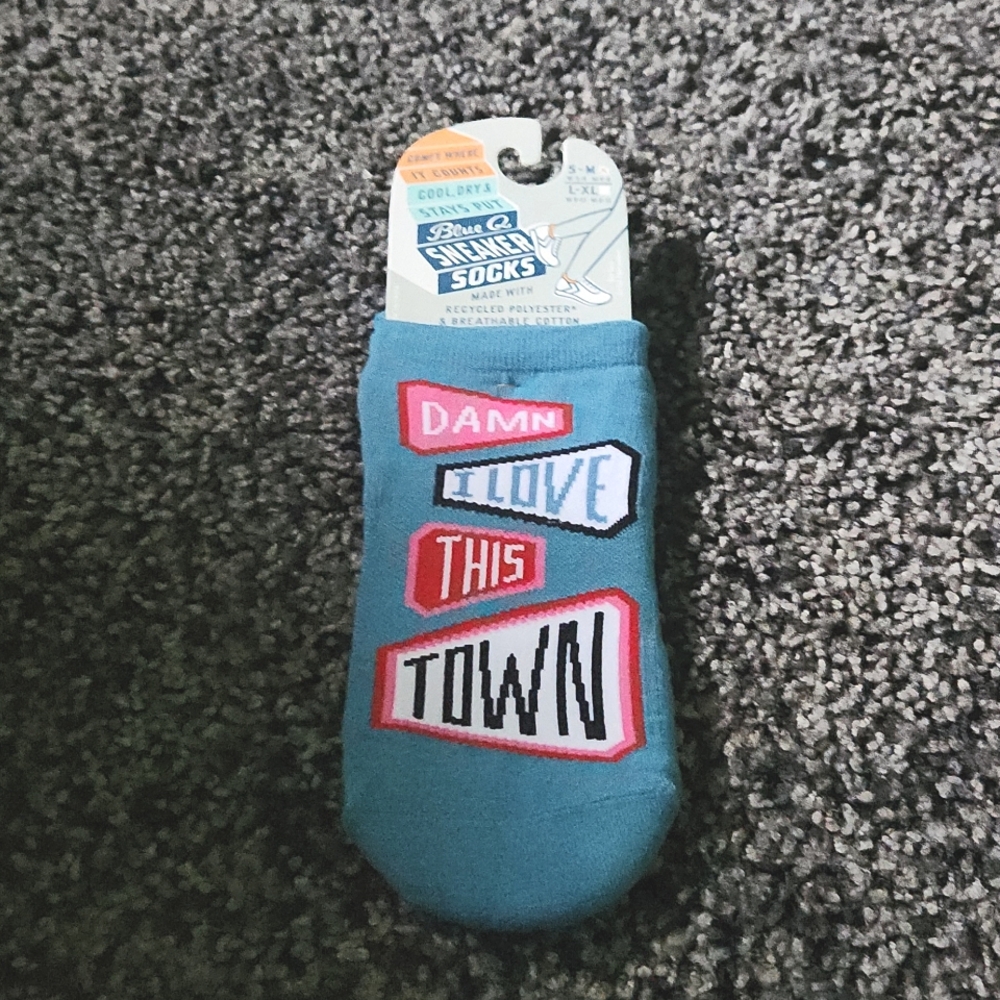 BlueQ socks town sneaker socks